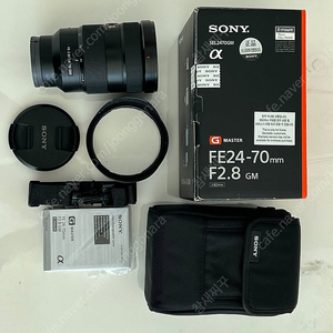 정품 소니 FE 24-70mm F2.8 GM 렌즈 팝니다.
