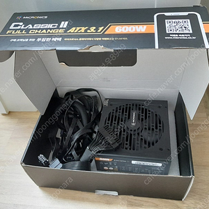 마이크로닉스 풀체인지 ATX3.1 정격600W 파워 팝니다