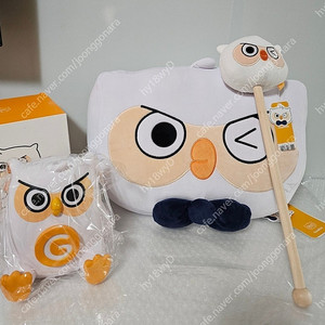 새상품-올치모찌쿠션+저금통+안마봉 일괄판매합니다