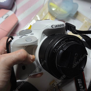 캐논 100d 화이트 렌즈두개포함