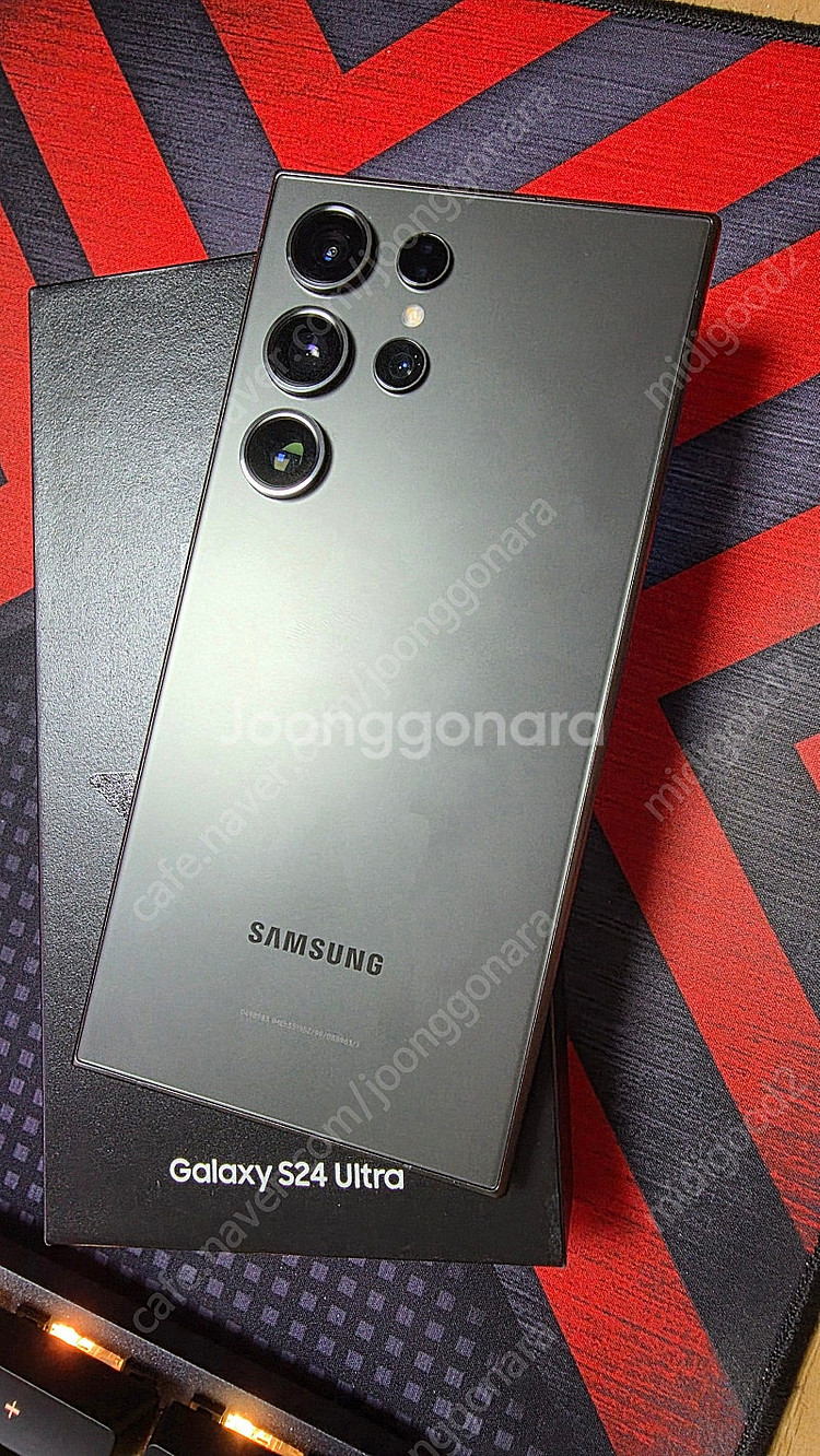 [인천] 갤럭시 S24 울트라 256 자급제 풀박스 S급--0