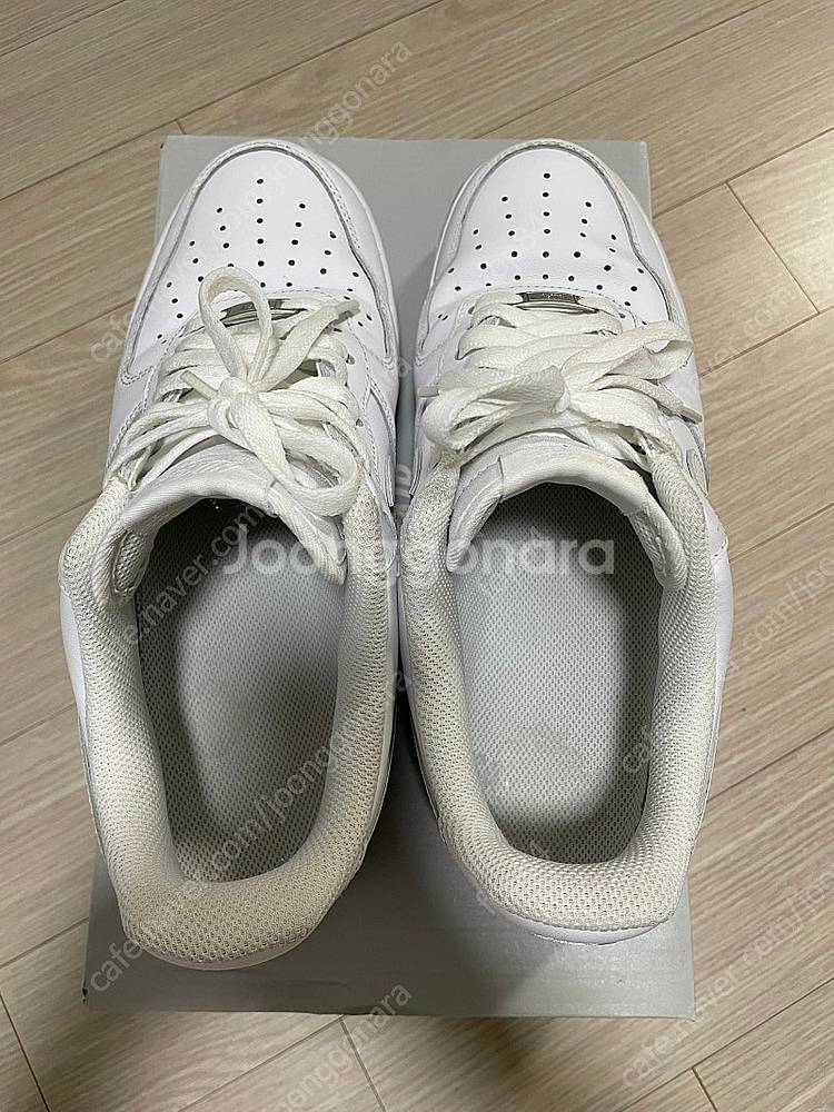 NIKE AIR FORCE 1 '07 (315122 111), 나이키 에어포스1 '07, 화이트 260mm--3