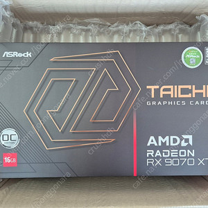 ASRock 라데온 RX 9070 XT Taichi OC D6 16GB 팝니다