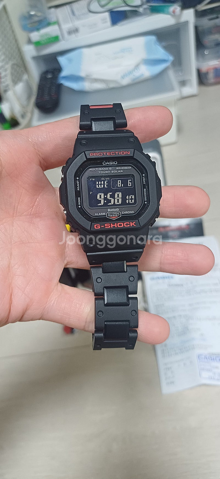 지샥 터프솔라 블루투스 GW-B5600HR-1DR 판매...--6