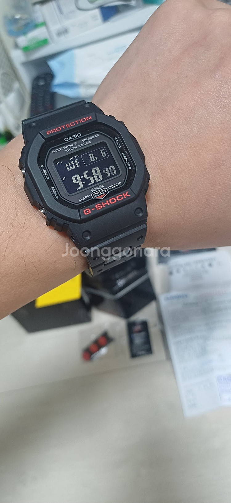 지샥 터프솔라 블루투스 GW-B5600HR-1DR 판매...--8