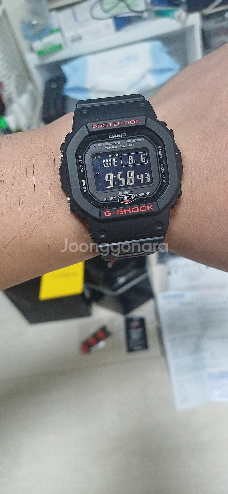 지샥 터프솔라 블루투스 GW-B5600HR-1DR 판매...--9