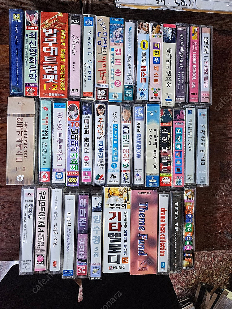 국내 옛날 카세트테이프 39장 일괄--0