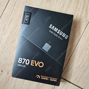삼성 SSD 870EVO 4TB 미개봉