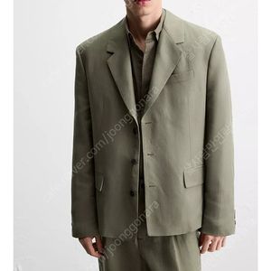 자라 린넨 블레이져 자켓 48