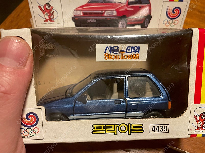 국산미니카 1/35 크로바 기아 프라이드 박스품 신품 팝니다. 이미지