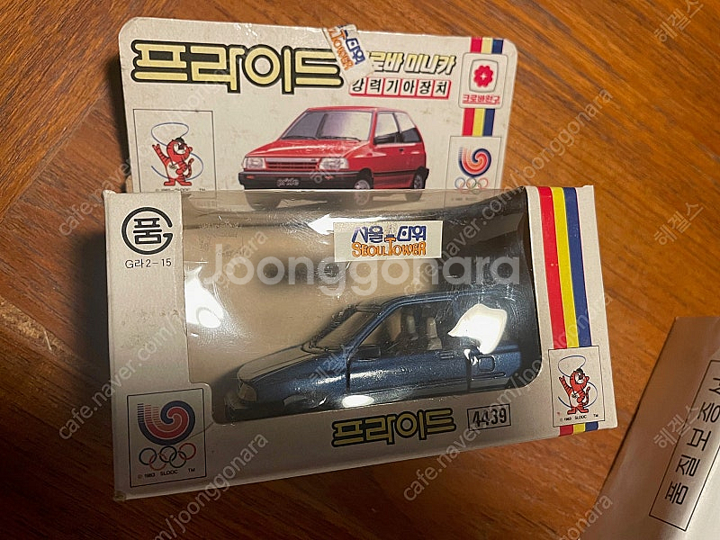 국산미니카 1/35 크로바 기아 프라이드 박스품 신품 ...--0