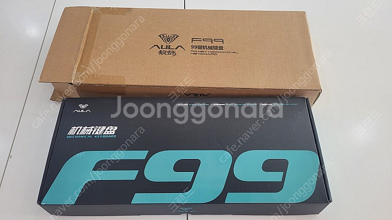 AULA 독거미 F99 무선키보드 기계식<신월축>--2