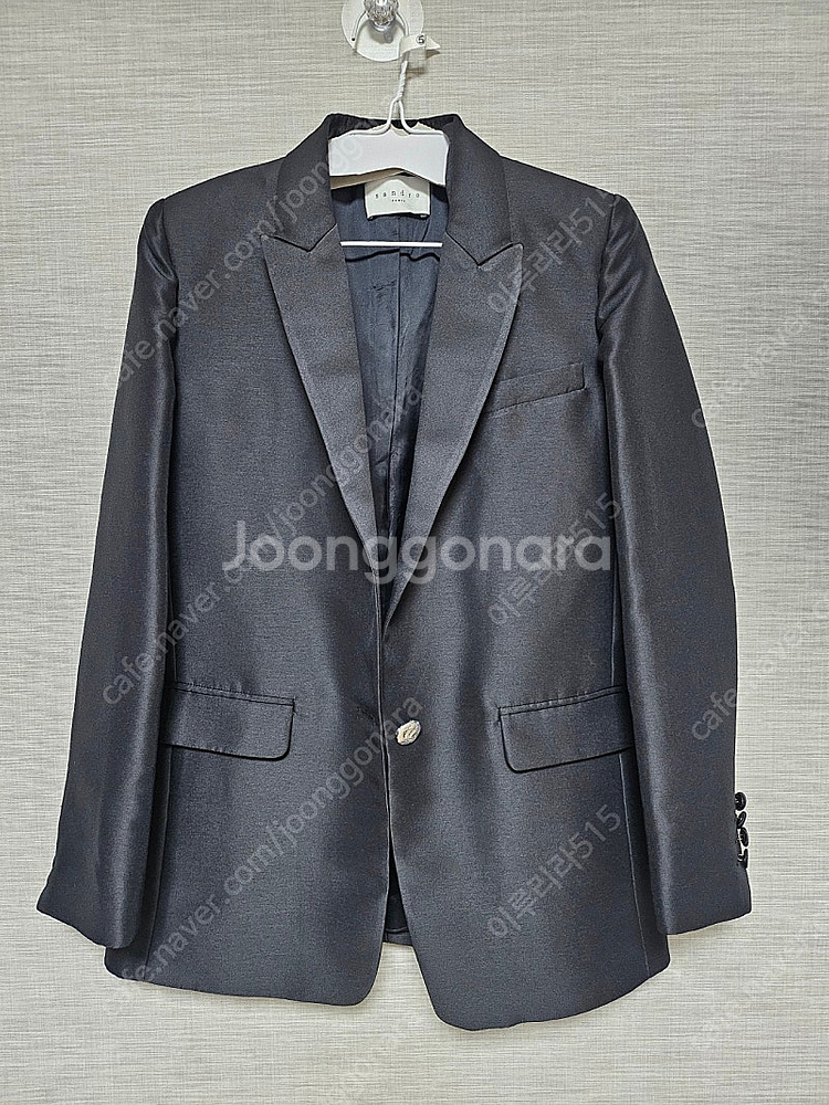 산드로 블랙 자켓--0