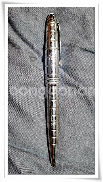 몽블랑 마이스터튁 솔리테어 플래티넘 파셋 볼펜--7