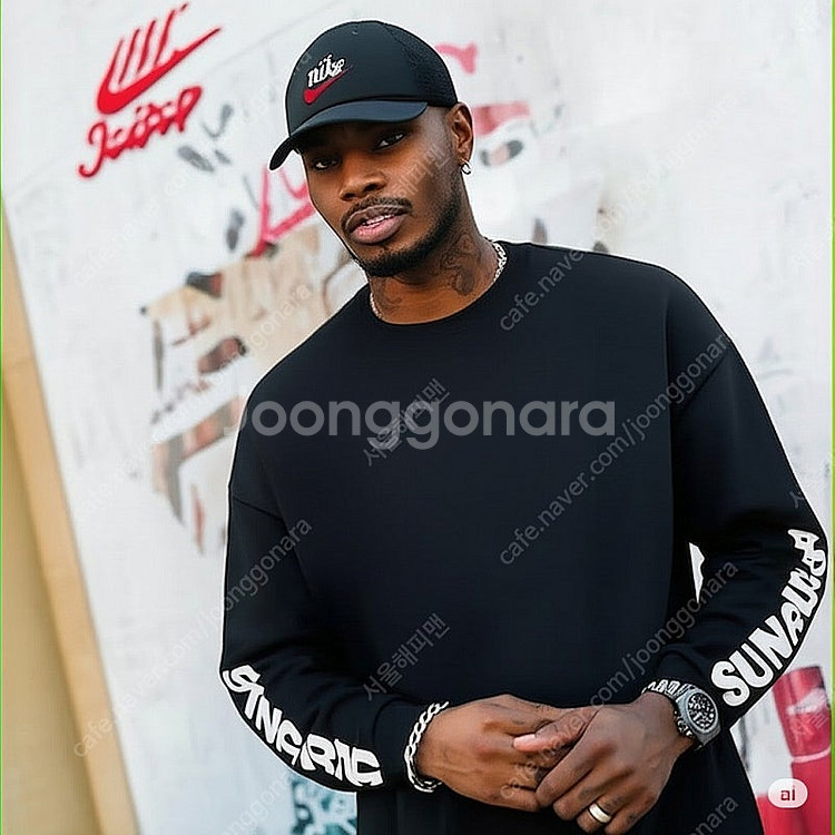 NIKE 나이키 초레어 [블랙/레드] 클래식 빨검 스우...--9