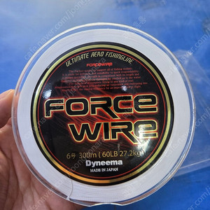 합사 낚싯줄 다이니마 Dyneema FORCE WIRE 6호 300m (60LB 27.2kg)