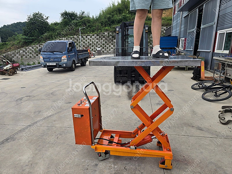 이동식 테이블 리프트 DC12V 유압식--5