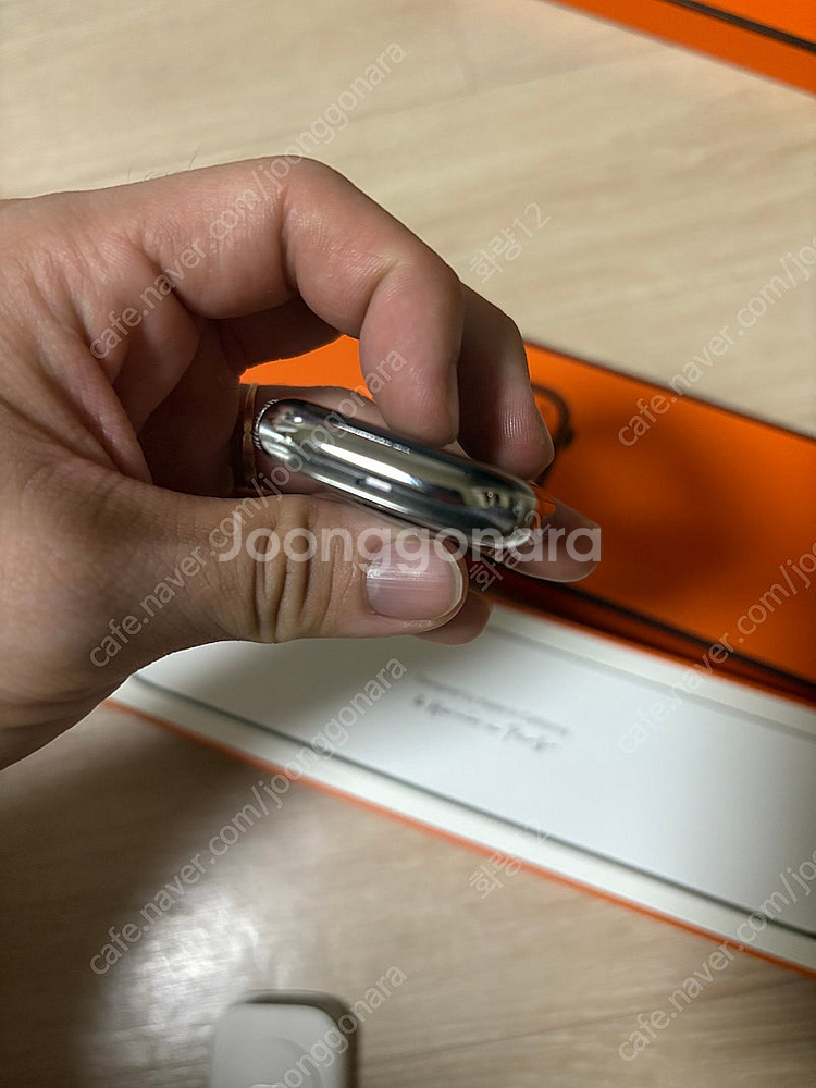 애플워치10 에르메스 46mm 배터리 100 팝니다--3