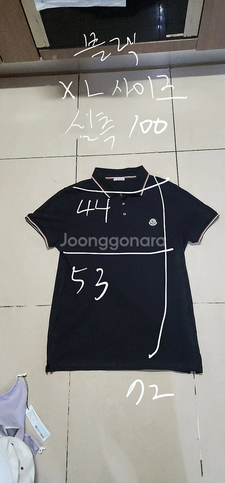 몽클레어 남자 라운드넥 반팔 90~--8