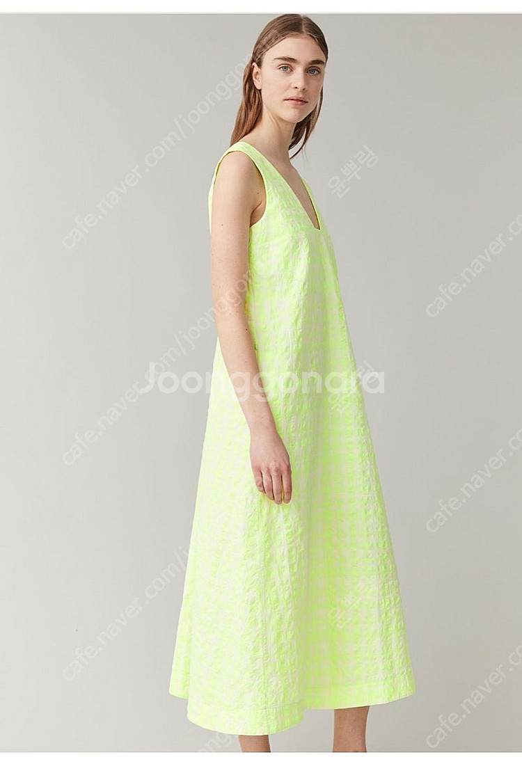 코스 cos 시어서커 원피스 32--0