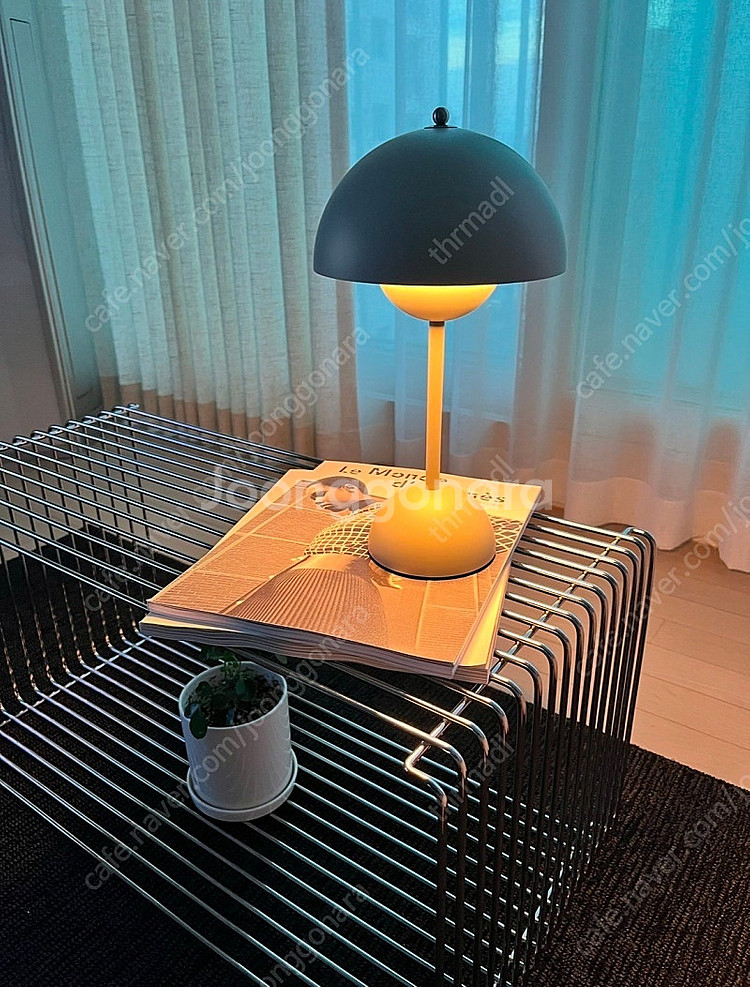 몬타나 와이어 더블선반크롬(거실테이블사용가능)--2