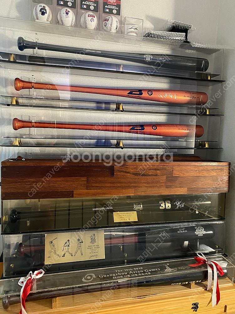 이승엽 선수 시합용 싸인배트 정리합니다--0