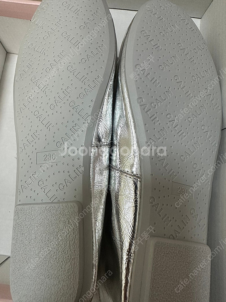 꺌랑 발레리나슈즈 실버 230 새상품--2