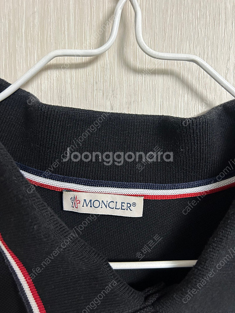몽클레어 정품 반팔카라티 M사이즈 팜--3