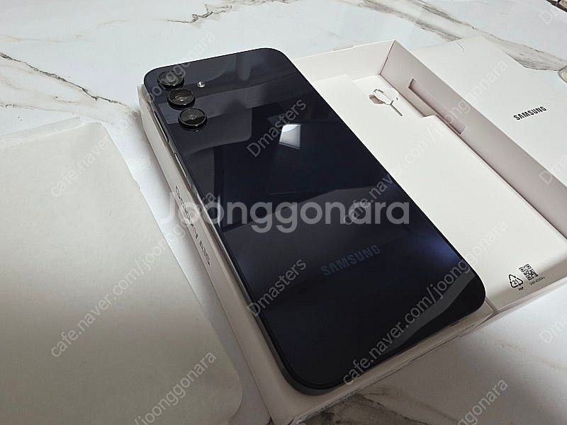 갤럭시 A15 블루블랙 128GB 판매합니다 (선택약정할인 가능/거의 새것/미사용_의무통화 외)--3