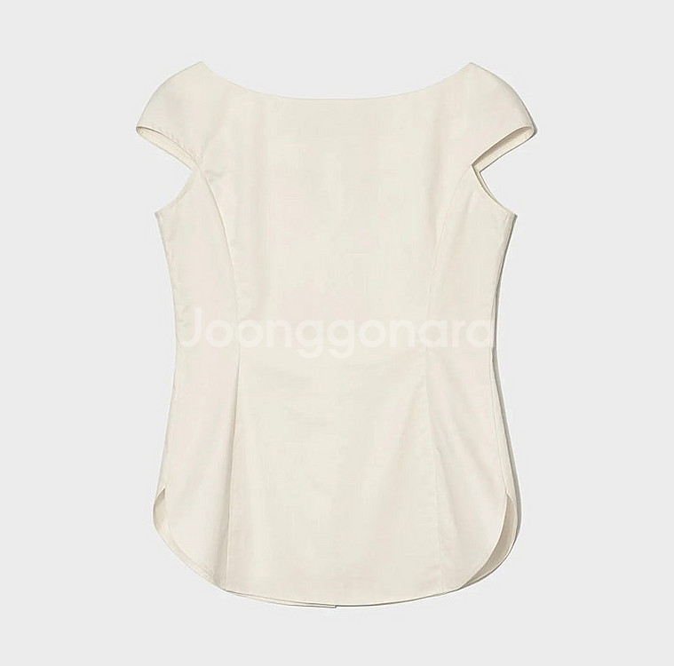 킨더살몬 보트넥 블라우스(Boat-Neck Blouse...--4