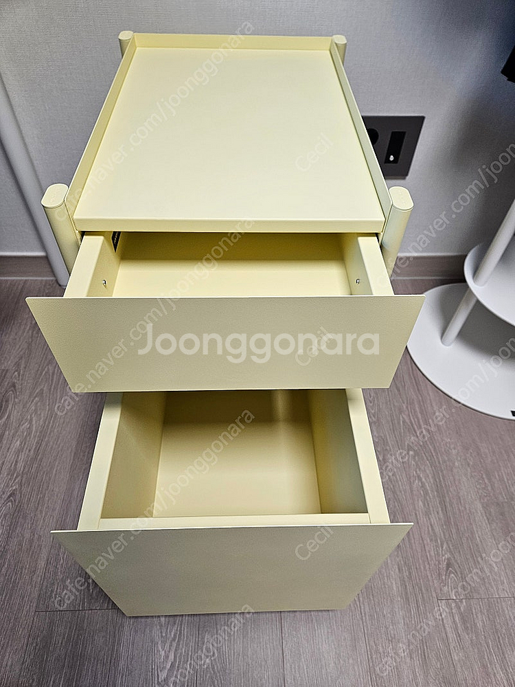 레어로우 워크 드로어 책상서랍 사무용서랍 샤프란옐로우 ...--1