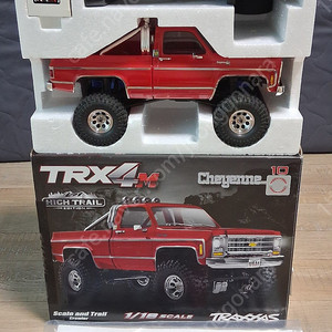 트랙사스 TRX-4M 79 K10 하이트레일(레드) 중고 판매합니다.