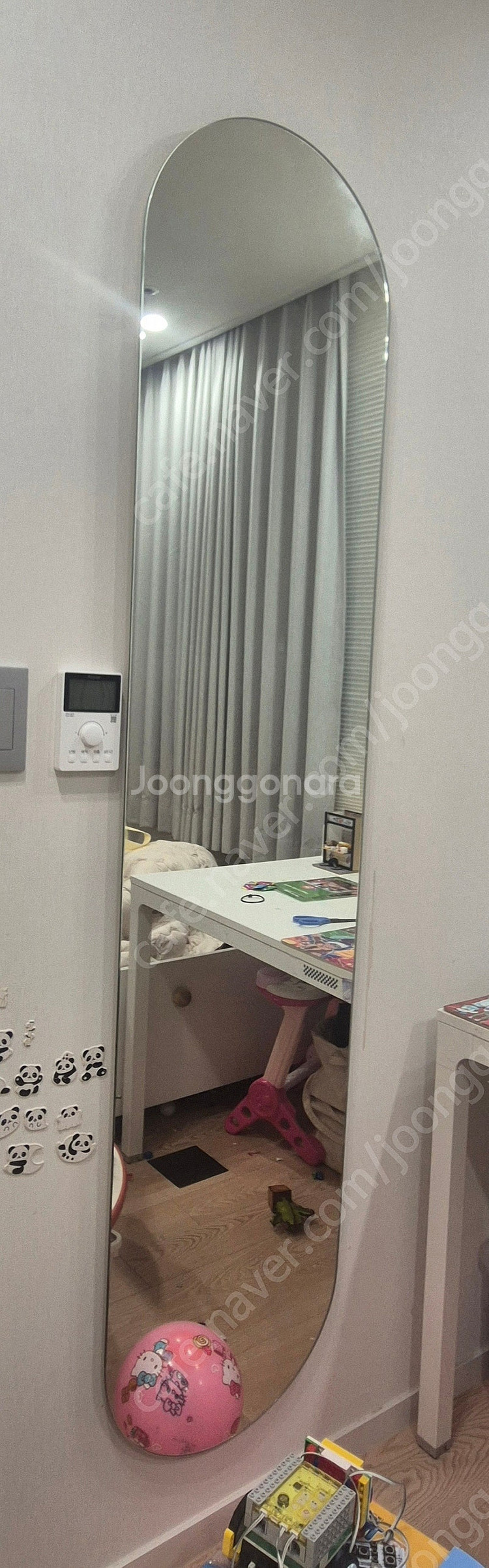 전신거울 벽걸이 노프레임 이동식--0