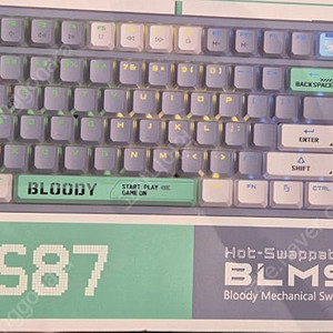 미개봉)Bloody 키보드 S87(유선/저소음적축)