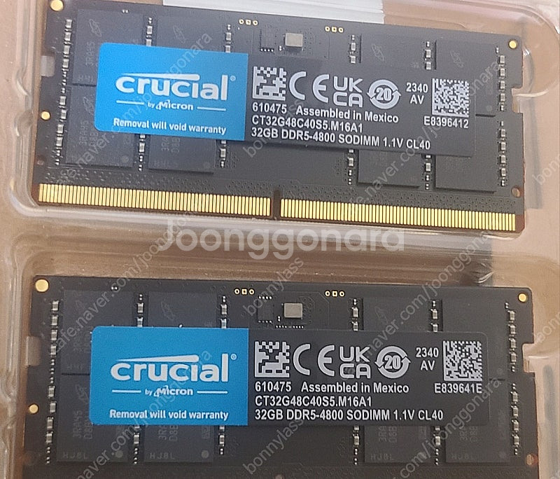 마이크론 Crucial DDR5 (32GB ×2개) 4...--0