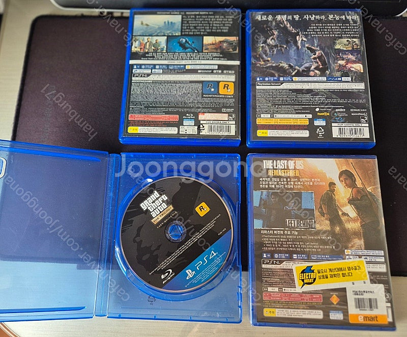 플스4(ps4) 타이틀 네 가지 판매합니다.--1