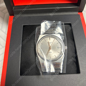 티쏘 시계 prx 35mm 쿼츠 실버 새제품