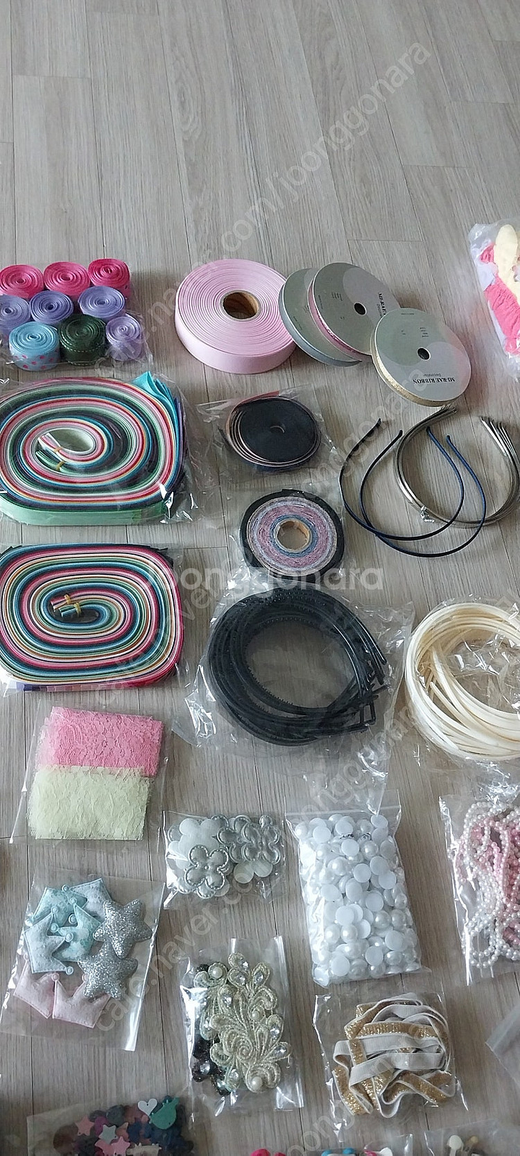 리본 재료 일괄 판매합니다--2