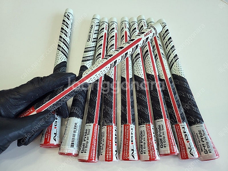 골프프라이드 스탠다드 10개세트 MCC ALIGN 화이트 골프그립--3