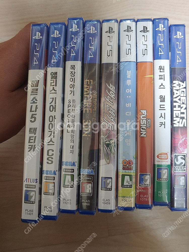 ps4, ps5 밀봉게임9개 일괄택포10만원에 팝니다.--0