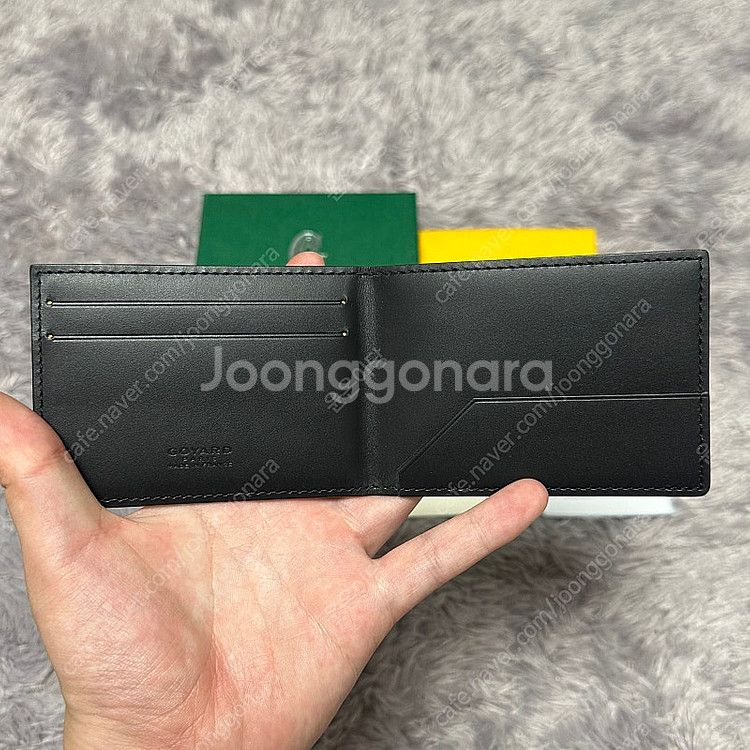 [풀구성] 고야드 인서트 카드지갑 블랙--2