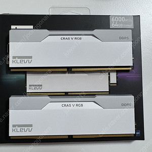 ESSENCORE KLEVV DDR5 CRAS V RGB WHITE 64GB (32G*2) 판매 (에센코어 클레브 램)