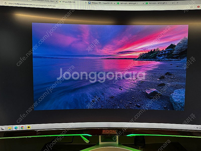 알파스캔 32인치 커브드 모니터 144Hz--0