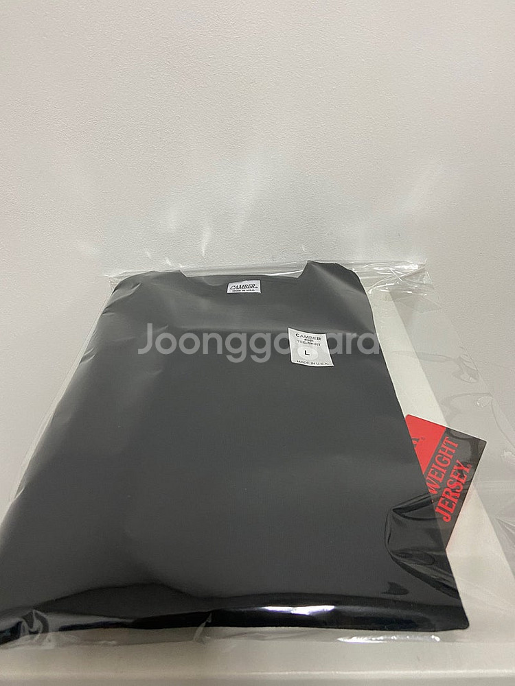 캠버 맥스웨이트 반팔티셔츠 블랙 L--1