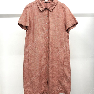 BCBG 린넨100 셔츠 원피스 55