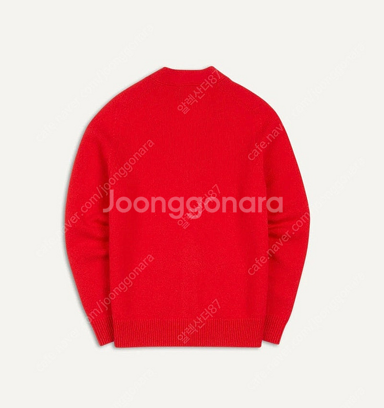드레익스 Red Lambswool 가디건 L 사이즈 팝...--4
