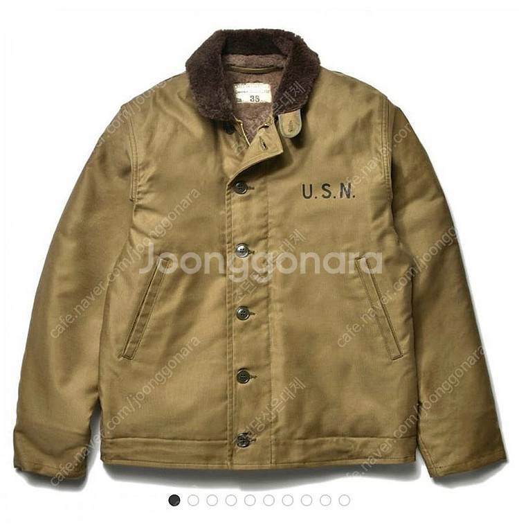 리얼맥코이 리맥 덱자켓 usn 스텐실 42 아메카지--1
