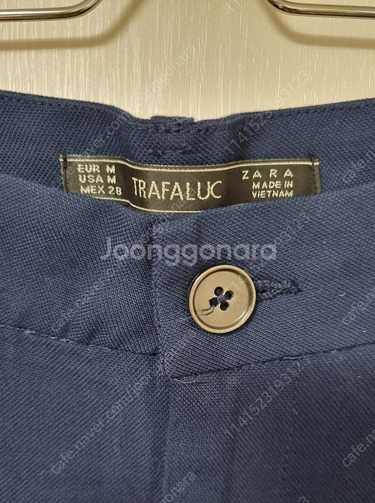 자라 면바지 미듐--2