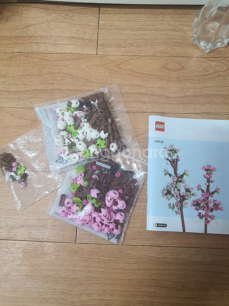 레고 40725 벚꽃, 화병 팝니다--1