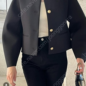 아뜰리에 드 쎄모먼 블랙 자켓 Marne jacket 36 새상품